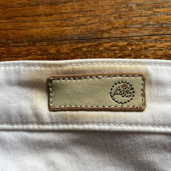 AG Adriano Goldschmied The Farrah Skinny Ankle White High Rise Skinny Ankle Jean - Picture 7 of 9